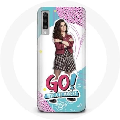 Coque pour Samsung Galaxy A70 Poursuis Tes Rêves Zoe Caletián Go! Vive a tu manera