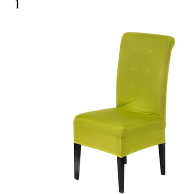 Universele Afneembare Wasbare Elastische Stof Stretch Stoelhoes Slipcover 20 Kleuren Beschikbaar 1 yellow