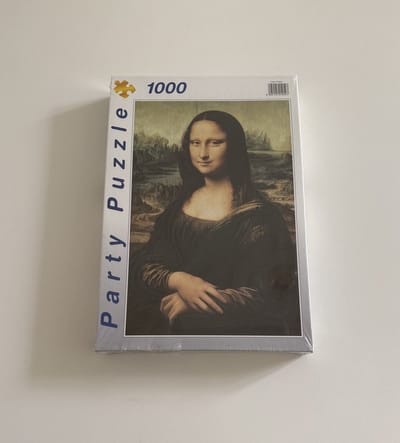 Puzzel - Mona Lisa - 1000 stukjes - party puzzle