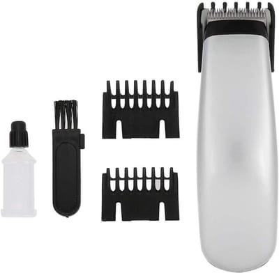 Elektrische Tondeuse - Haar Trimmer - Haar Styler - Gestroomlijnd Ontwerp - Draagbaar Formaat - Zilver