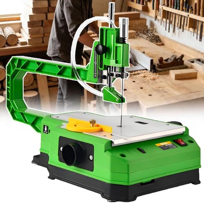 Elektrische Figuurzaag - Decoupeerzaag Hout - Precisie Houtbewerking - Variabele Snelheid - 45mm Zaagdikte - Meerkleurig