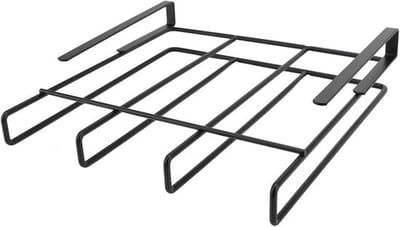 Hangend Snijplankrek - Keukenorganizer Multifunctioneel - Onder Kast Ophangrek - Snijplanken Onder Kastorganisator - Houder Stand Standaard - Grijs - Ruimtebesparend - Geschikt voor Keuken - Modern Design