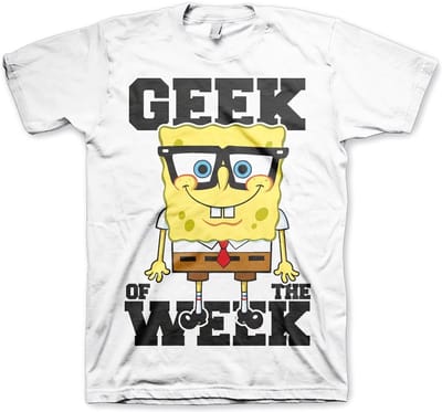 SpongeBob SquarePants Geek Of The Week T-shirt White