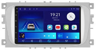 ADIVOX 7 inch geschikt voor Ford Focus/C-Max/S-Max/Mondeo/Galaxy/Kuga 2006-2011 Android 14 2GB/32GB Quad Core CarPlay/Auto/Wifi/RDS/GPS/DSP/DAB+