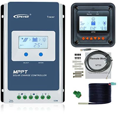 Solar Laadregelaar 40A 12V/24V MPPT met LCD Monitor en Temperatuursensor