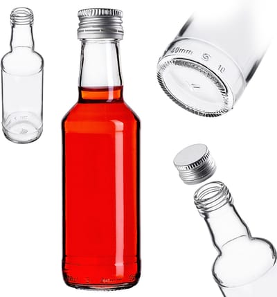KADAX Glazen fles B200 Monopol 200ml 1 st met