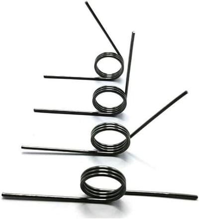 Torsieveer - V-vormige veer - Mechanische toepassingen - Fijne afwerking - 2 stuks 0.8mm - Staal