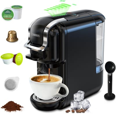 HiBREW H2B Koffiemachine - 5-in-1 - Nespresso, Dolce Gusto, ESE en Gemalen Koffie