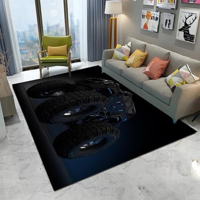 Tapis de dessin animé 3D Monster Jam Monster Truck pour la maison, le salon, la chambre, le canapé, paillasson décoratif, tapis pour enfants, tapis de sol antidérapant 40x60cm