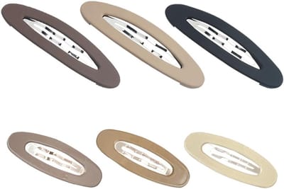 Grote Snap Haarspelden voor Vrouwen - 6 Stuks Matte en Antislip Waterdruppel Haaraccessoires in Diverse Kleuren voor Meisjes en Dames
