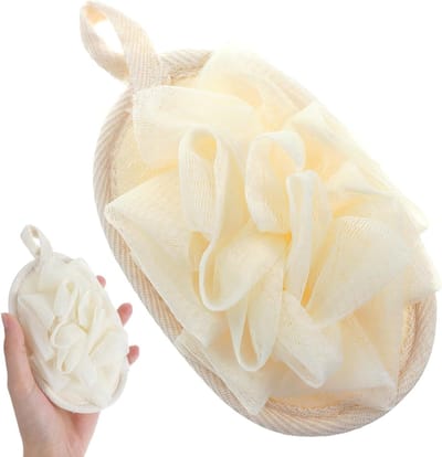 Natuurlijke luffa spons voor lichaam en gezicht, herbruikbare loofah voor mannen en vrouwen, ideale badscrub en peeling voor een zachte huid