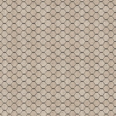 Bazaar - Hexagon - Behang - Muurdecoratie - Vliesbehang - Woonkamer - Bruin - 0,53 x 10 M.