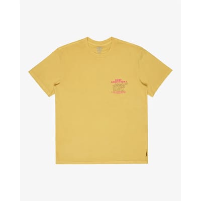 Billabong Message T-shirt Met Korte Mouwen Geel S Man