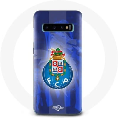 Samsung galaxy S10 hoesje fcp porto blauwe achtergrond portugal