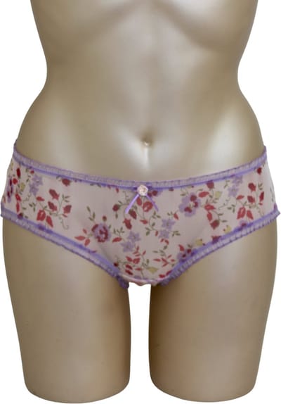 Freya - Yasmin - Slip - met mooie pastelkleuren en lila afwerking - maat M / 38