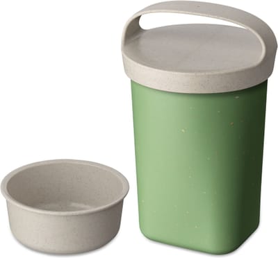 Snackbox met Deksel, 0.7 L, Organic, Blad Groen - Koziol | Buddy