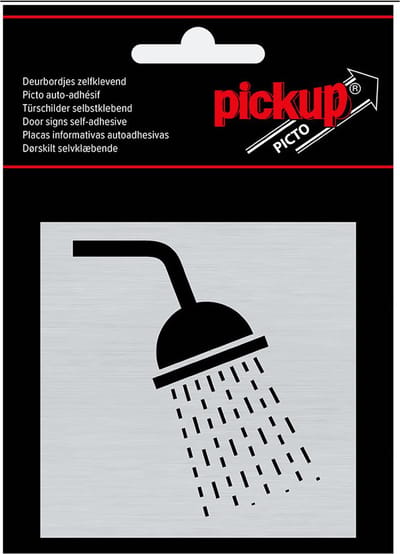 Pickup Route Alulook Alu Picto 80x80 mm - douche