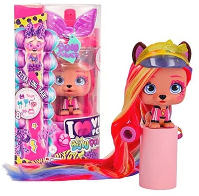 Hondenpop voor Kinderen met Urban-Kapsels en Accessoires - Speelgoed voor Creatieve Jonge Stylisten