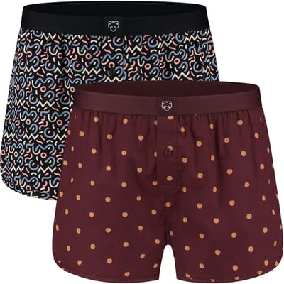 A-DAM  2-pack Boxershort Multicolor Size: L | Underpants Outlet | Heren |