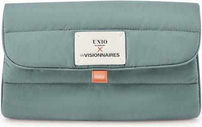 LES VISIONNAIRES Unio Toilettas 41 cm - 12 L - Klittenbandsluiting - green grey