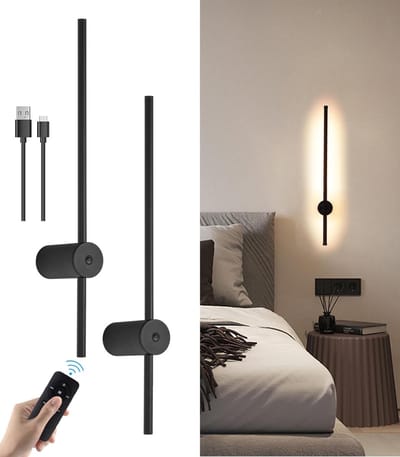 Solacis Wandlamp oplaadbaar - Wandlamp - Wandlamp oplaadbaar binnen - Wandlamp binnen - Must have voor in uw woning!