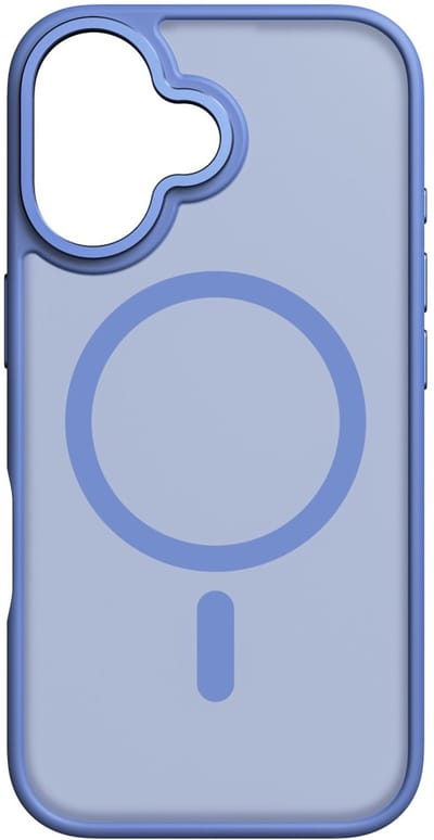 White diamonds hoesje geschikt voor Iphone 16 - Hybrid case - Blauw