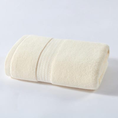 Coton pur Adultes Serviettes plus grandes Serviettes de bain Serviettes de bain unies Lingettes visage absorbantes plus grandes 50*100CM