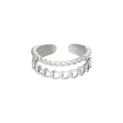 Ring endless love - Yehwang - Ring - Zilver - Stainless Steel - One size