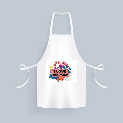 Akyol - mama cadeau - Keukenschort - Mama - cadeautje - met opdruk - verjaardag - moederdag - mama cadeau - mama cadeautjes - moederdag cadeau - mama cadeautjes verjaardag - liefste mama - leuk kado om te geven - 82 bij 71 cm
