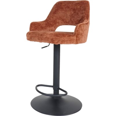 Barkruk Vivian - Perfect Harmony - Terra 22 - Draaibare Design Barkruk in Velvet / Hotel Chique Stijl
