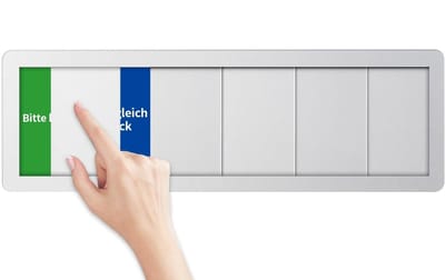 Dailygoods - Deurbordje voor op kantoor, met 6 opties, gelieve nicht storen, deurbordje niet storen, deurbordjes met schuiffunctie in een vergadering, kom gewoon terug