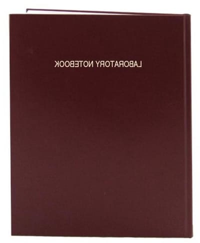 Laboratoriumboekje - Wetenschapschrift - Onderzoek Documenteren - Genummerde Pagina's - 225 x 287 cm - Hardcover