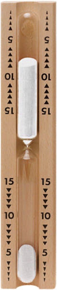 Sauna Zandloper - Accessoires - 15 Minuten - Wit Zand - Cosas