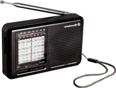 Draagbare Wereldontvanger - Pocket Radio Wereldontvanger - Luisteren naar Muziek - Multiband Ontvangst - 12 x 2.8 x 7.5 cm