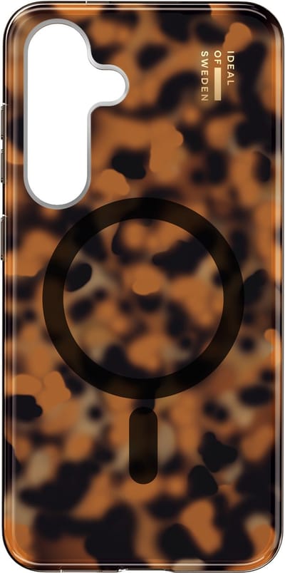 iDeal of Sweden Clear Case Mid MagSafe geschikt voor Samsung Galaxy S24 / S25 Tortoise