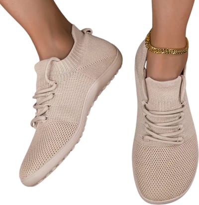 Bovista Barefoot Schoenen - Waterschoenen - Aquashoes - Afzwemschoenen - Zwemles - Dames & Heren - Fitness - Sportschoenen - Khaki - Maat 37.5