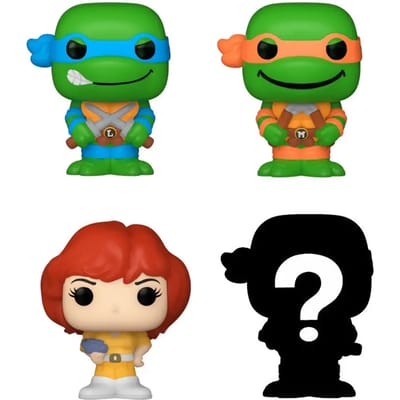 Funko Teenage Mutant Ninja Turtles - Bitty POP! 4-Pack Leonardo 2,5 cm Verzamelfiguur - Multicolours