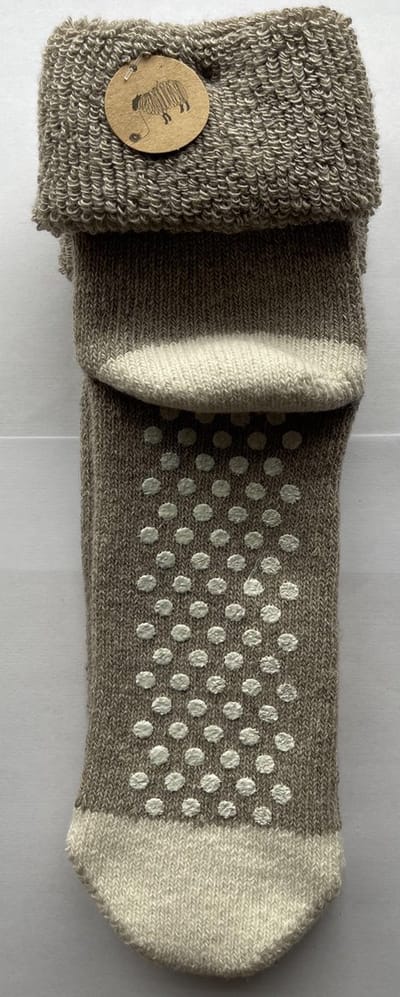 ARIESZZZ Huissokken Unisex - Beige/Bruin - Maat 35-38