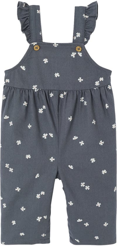 Vertbaudet Salopet voor baby's van bedrukte twill