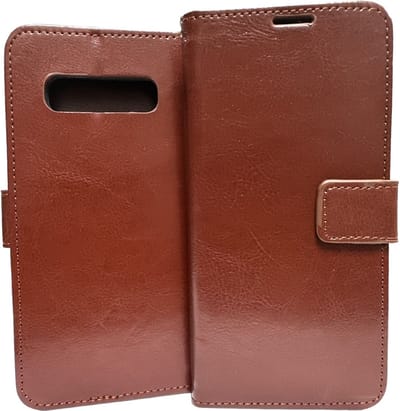 Bookcase Geschikt voor: Samsung Galaxy S8 Plus - Bruin - portemonnee hoesje
