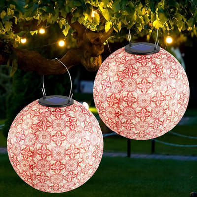 Buitenverlichting LED 25 cm Waterdicht voor Tuin, Patio, Balkon en Feestelijke Gelegenheden zoals Bruiloften en Verjaardagen