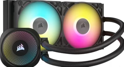 Corsair iCUE LINK TITAN RX RGB alles-in-één vloeistofkoeler voor processor, 12 cm, zwart, 1 stuk