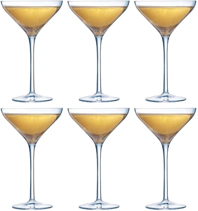Chef & Sommelier Cocktailglazen New Martini - 210 ml - 6 stuks