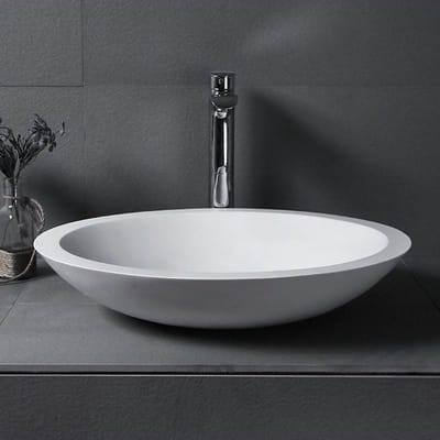 Vips Wasbak Solid Surface incl Afvoerplug