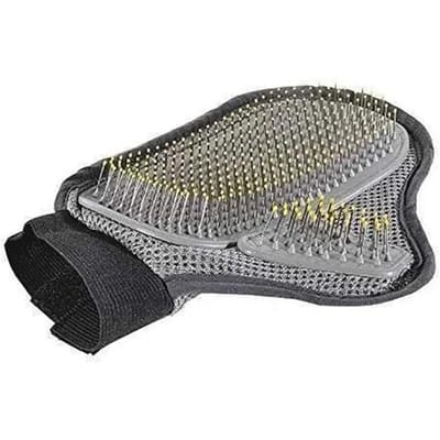 Gant de toilettage pour animaux de compagnie, brosse pour éliminer les poils de chat et de chien, peignes doux et efficaces pour chiens, produits de massage pour le bain des animaux de compagnie gris clair