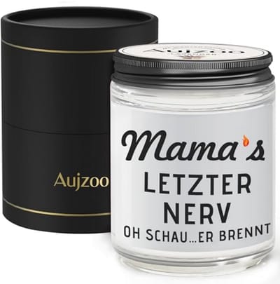 Cadeau voor Mama - Grappige Lavendel Geurende Sojawas Kaars 180 ml - Verras je Moeder op Verjaardag en Moederdag