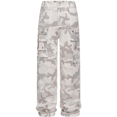 Amerikaanse Textuur Driedimensionale Multi-pocket Camouflage Broek Heren Street Hip-hop Joker Overall S gray