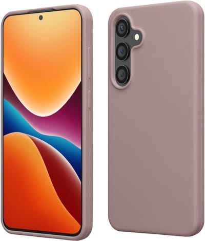 kwmobile telefoonhoesje geschikt voor Samsung Galaxy S23 FE - Hoesje met siliconen coating - Smartphone case in licht oudroze