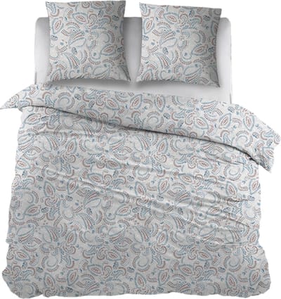 Snoozing Chou Dekbedovertrek - Tweepersoons - 200x200/220 cm - Blauw