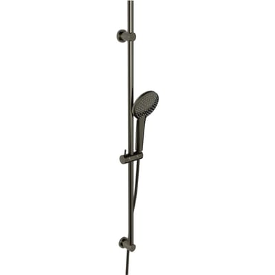 Round glijstangset ø12cm 3 functies Brushed GunMetal